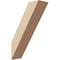 Ekena Millwork 3-inch W x 8-inch D x 12-inch H Traditional Rough Cedar Woodgrain TimberThane Knee Brace, Primed BRCUR03X08X12TRARCPR - alternate 1